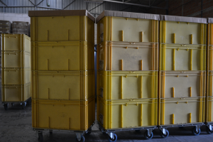 roller de transport des bacs